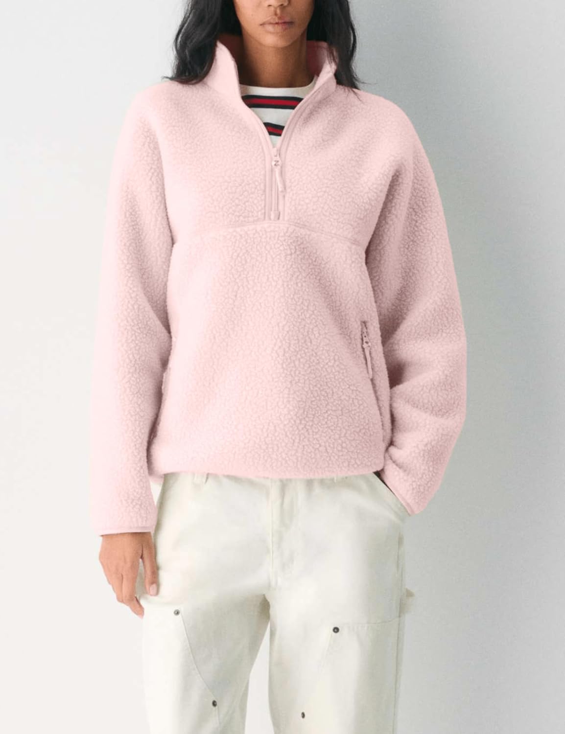 Detalle 2 de Aimiray Fleece Pullover Half Zip 1️⃣