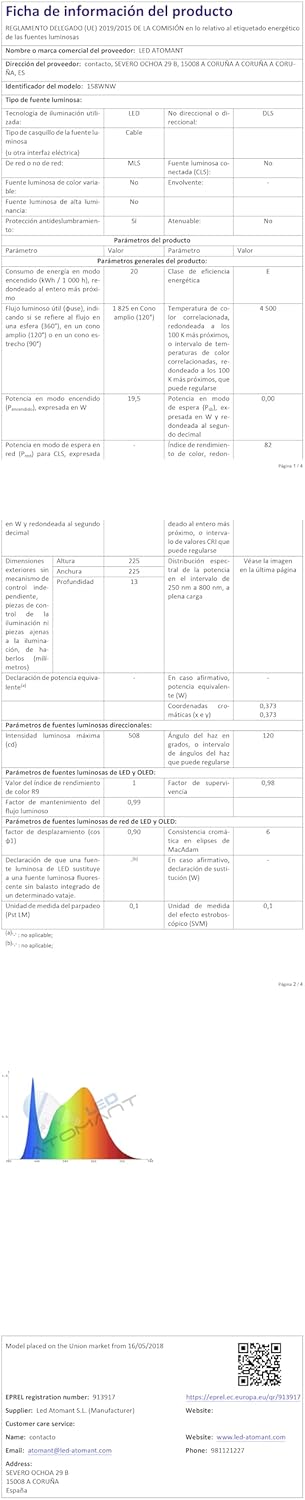 Thumbnail 11 de LED ATOMANT Pack 4x Downlight LED Extraplano Redondo 💡