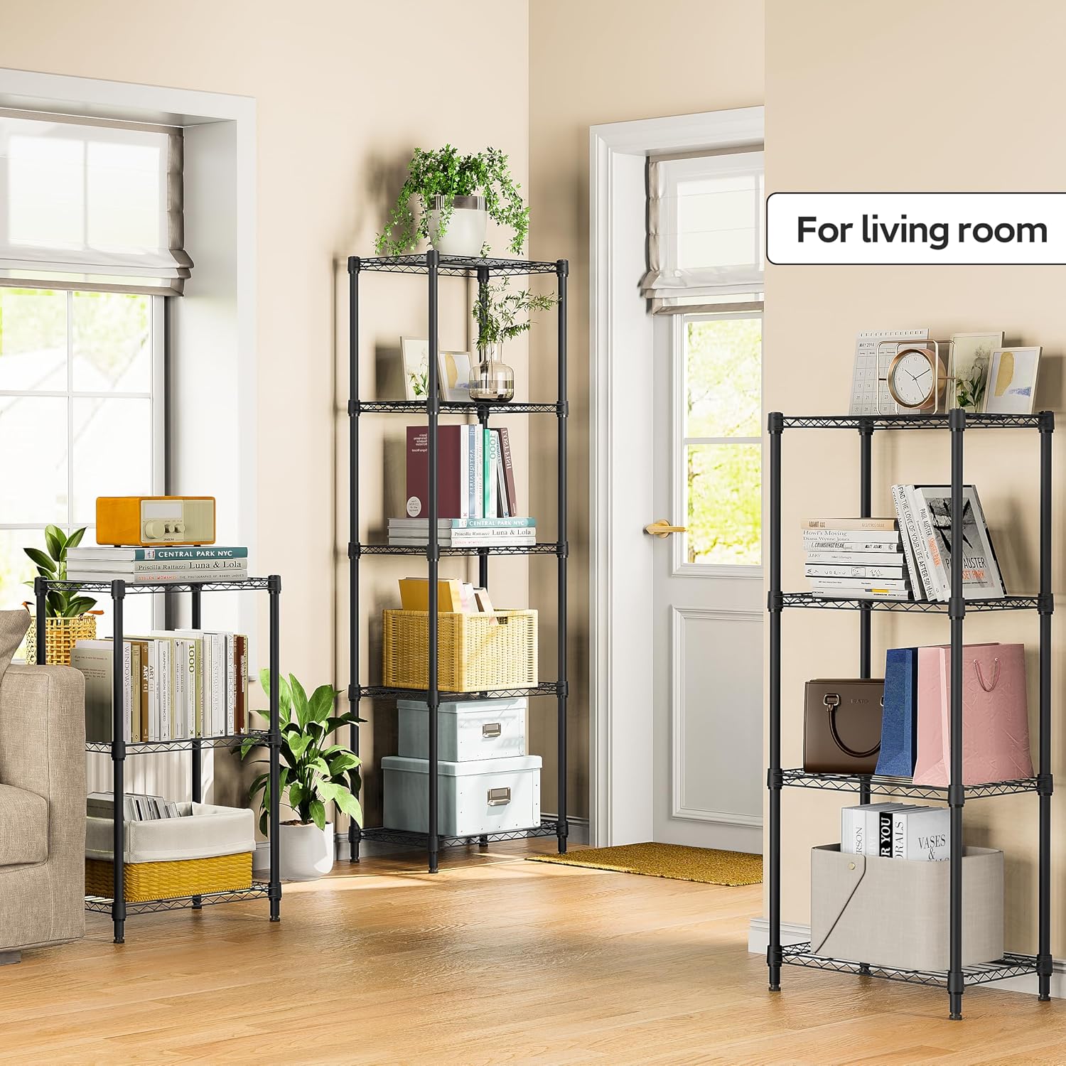 Detalle 2 de Storage shelving steel 1000 lbs, 4-tier rack