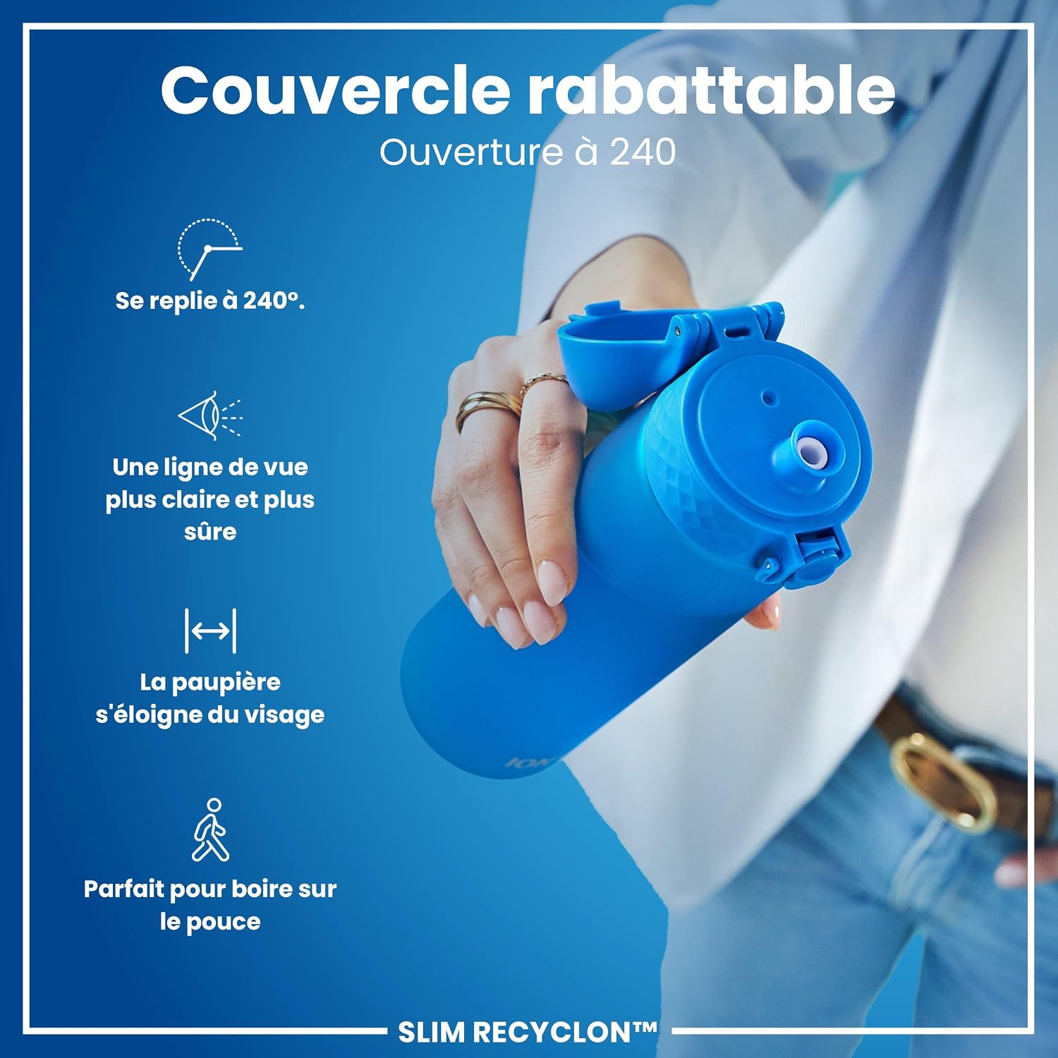 Detalle 2 de Ion8 Gourde Paille 500 ml 🥤