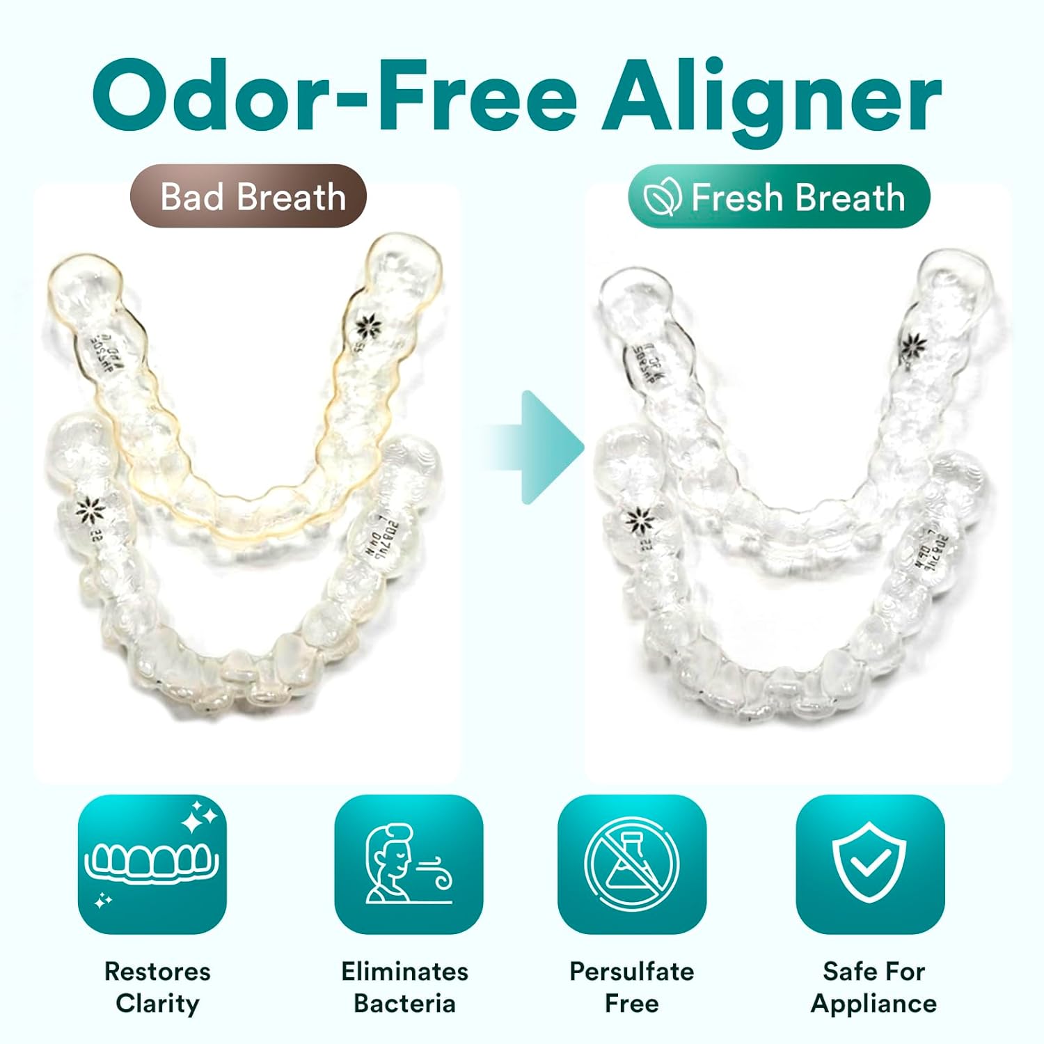 Thumbnail 2 de B. Weiss Naturals Retainer Cleaner Tablets for Invisalign & Night Guards (60 Mint Tablets)