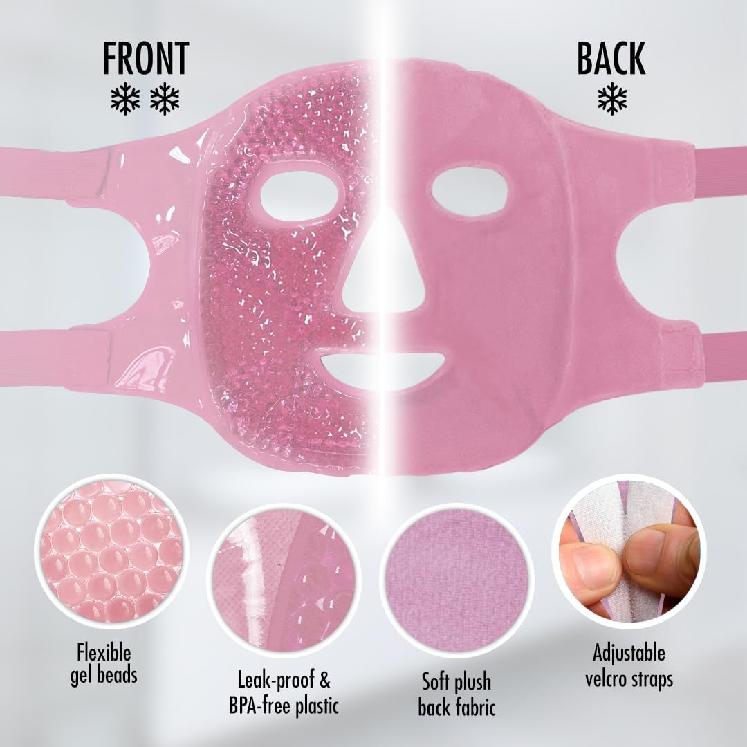 Thumbnail 2 de Perfect Remedy Face Ice Pack: Reusable Hot & Cold Gel Mask for Facial Relief