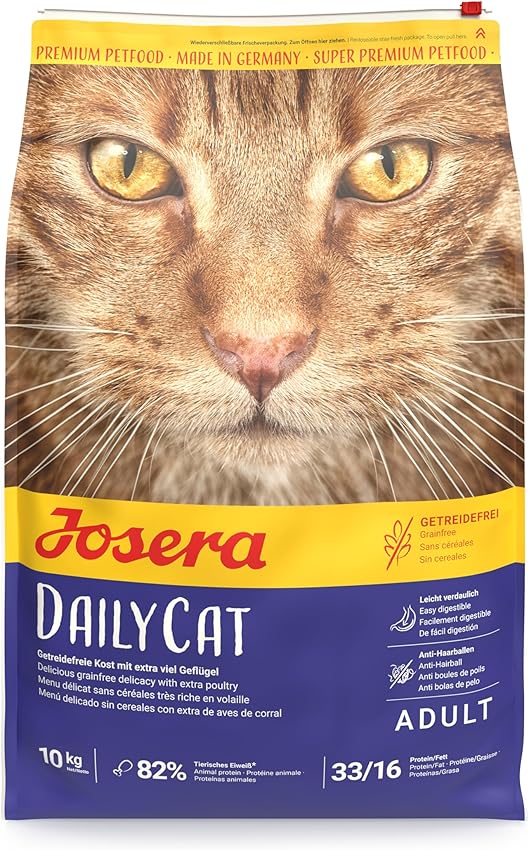 Detalle 2 de JOSERA DailyCat Alimento seco sin cereales 10 kg 🐱