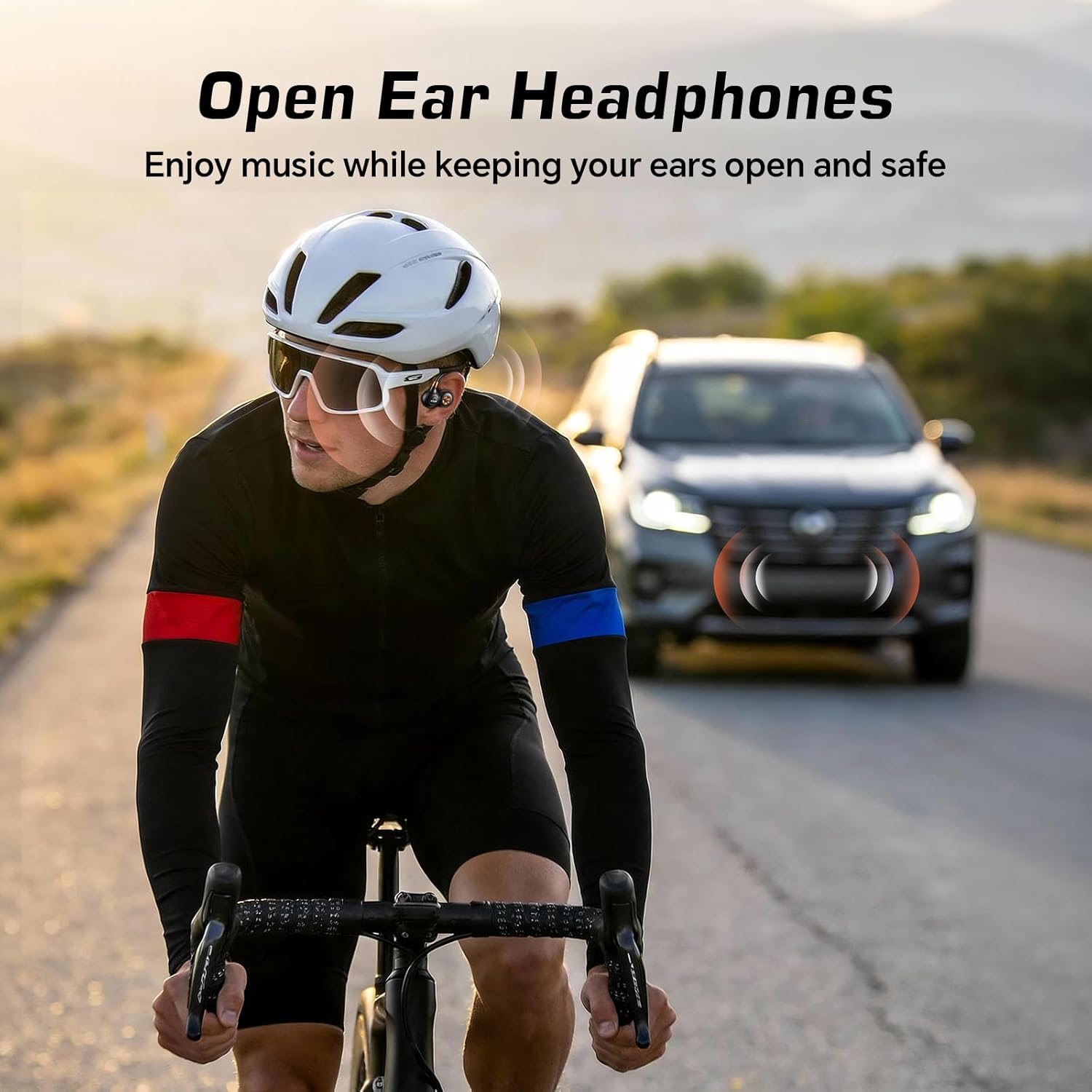 Detalle de Ortizan Running Headphones – Open-Ear Bluetooth Sports Earphones (19g)