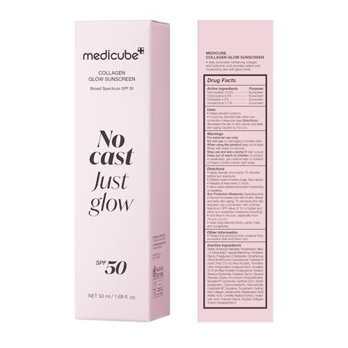 Thumbnail 8 de medicube No Cast Just Glow Collagen Sunscreen SPF 50