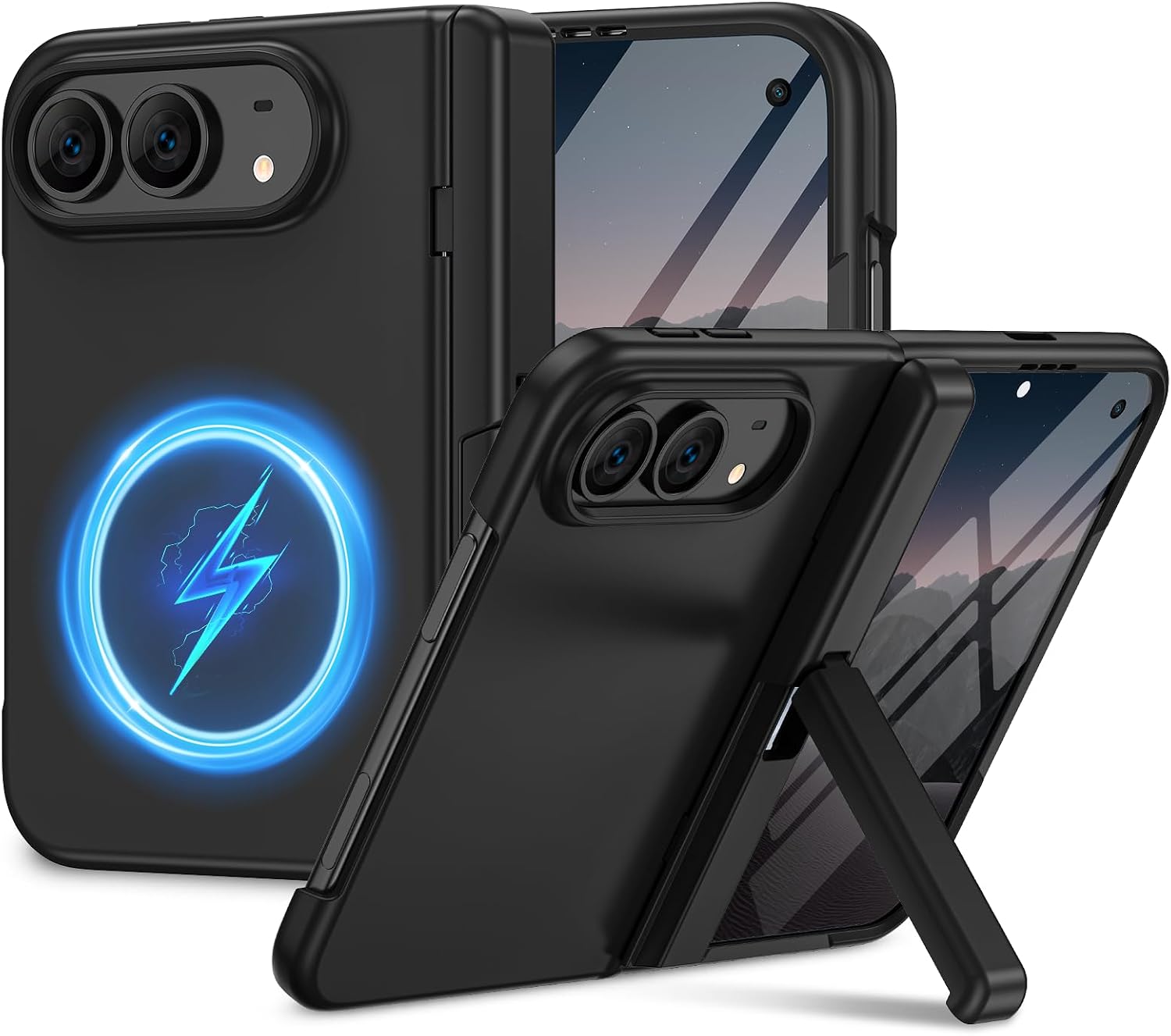 Detalle de Caka Magnetic iPhone Duo (2026) Case with Screen Protector and Kickstand