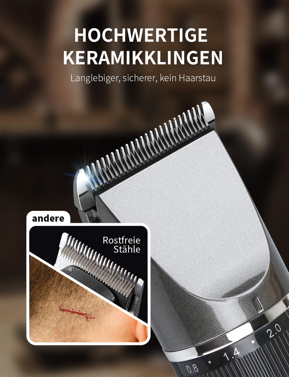 Detalle 2 de TWOMEOW Haarschneidemaschine 2000 mAh đ