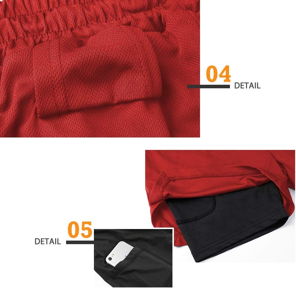 Thumbnail 5 de Superora Herren Laufshorts 2-in-1 Sport Shorts mit Taschen – atmungsaktiv & schnell trocknend