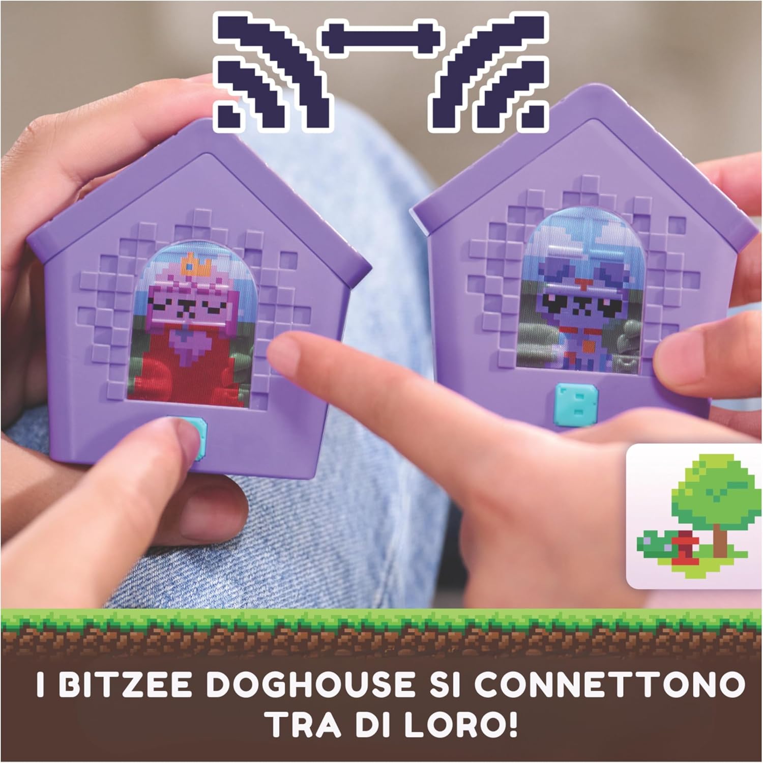 Detalle de Bitzee Doghouse, il cagnolino interattivo digitale con 15 cuccioli da collezionare