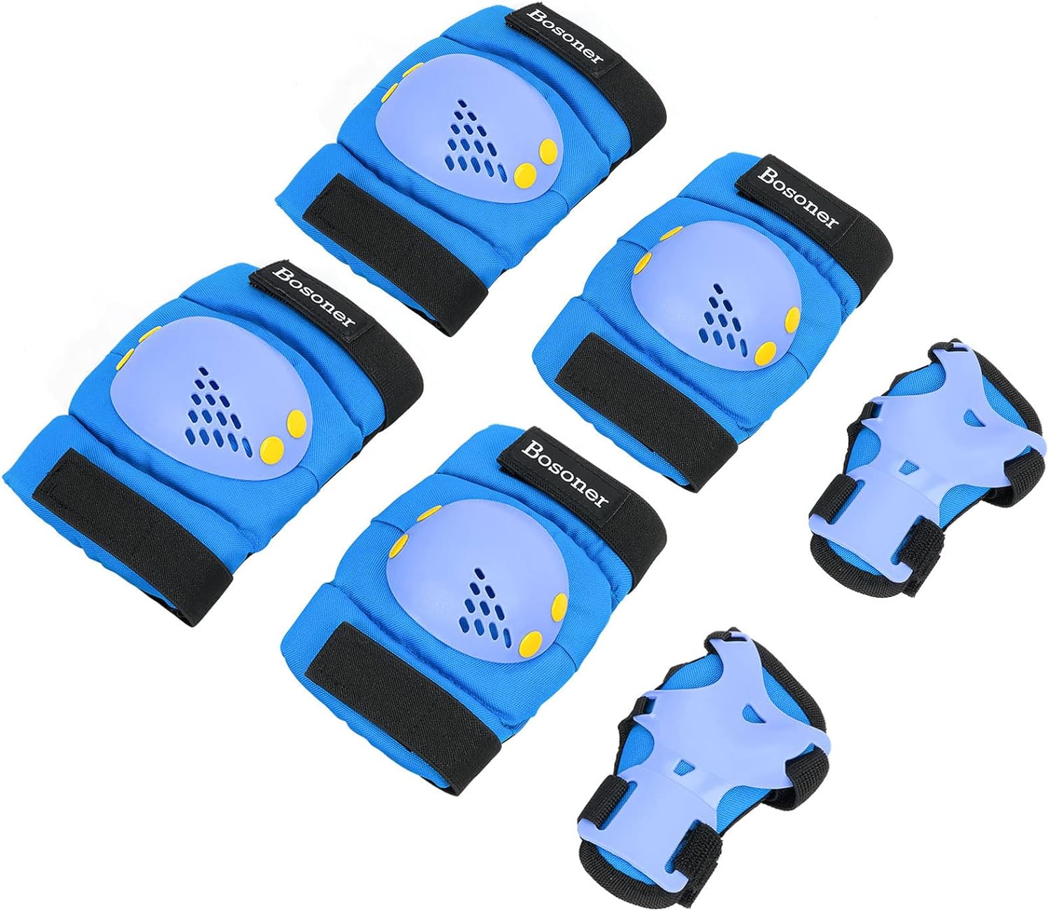 Thumbnail 6 de BOSONER Kids Protective Gear Set: Knee, Elbow, and Wrist Guards for Ages 3-15