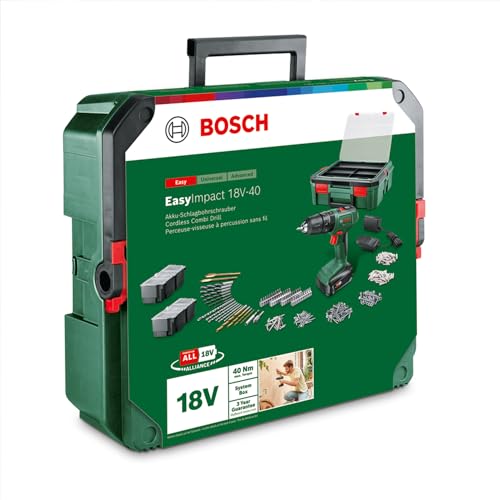 Thumbnail 6 de Bosch EasyImpact 18V-40 : perceuse-visseuse sans fil polyvalente avec percussion, kit complet