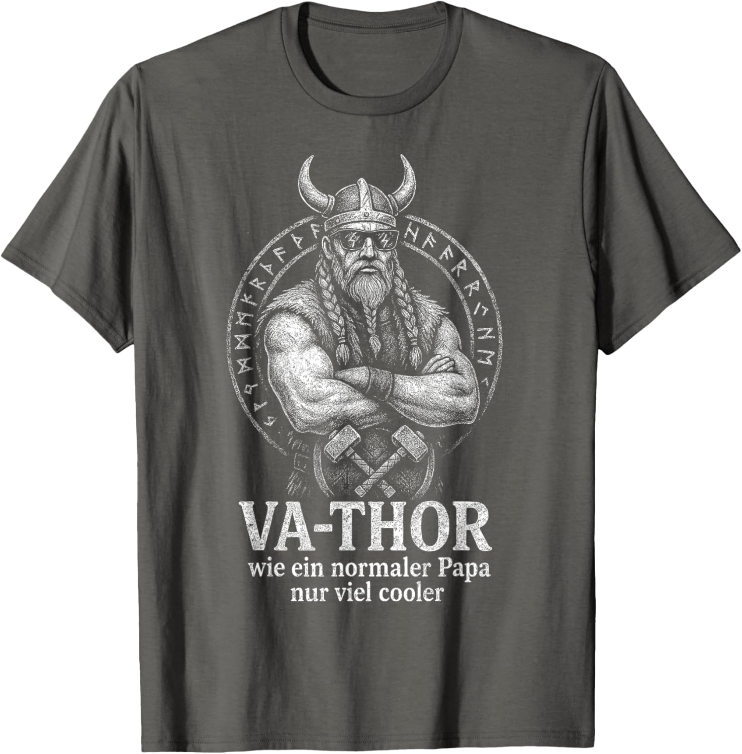 Detalle 2 de Papa Geschenk Tshirt Vatertag Shirt – Lustiges Herren-Papa T-Shirt