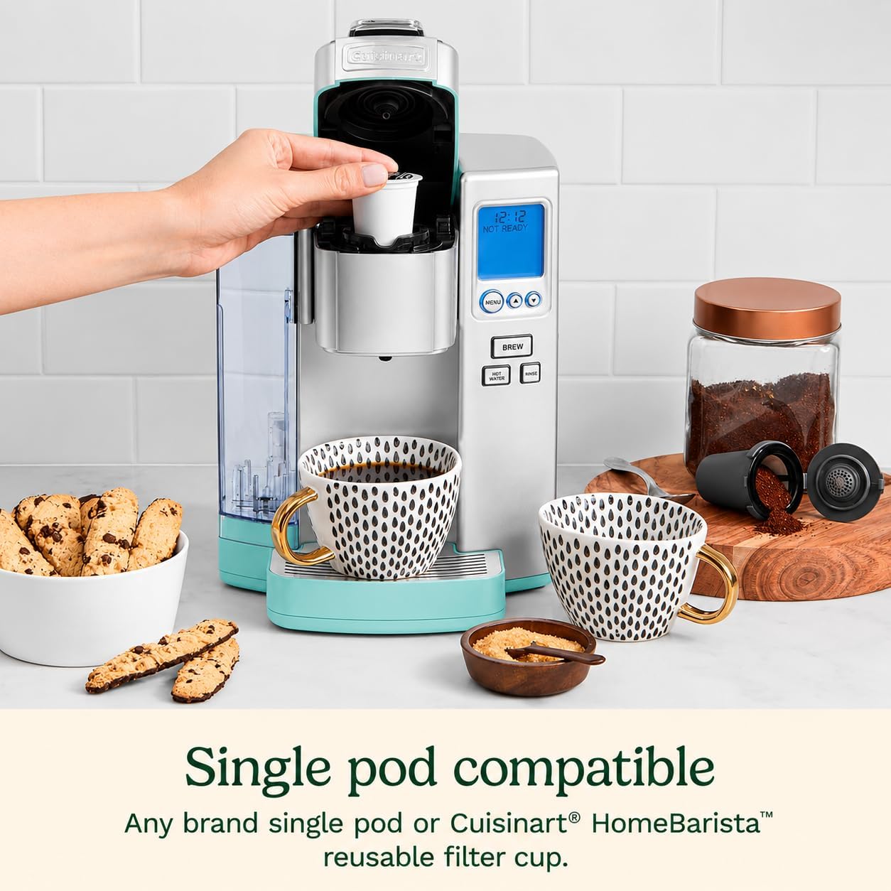 Thumbnail 1 de Cuisinart Single-Serve Coffee Maker (72-Ounce Reservoir) with Programmable Brewing & Hot Water Dispenser