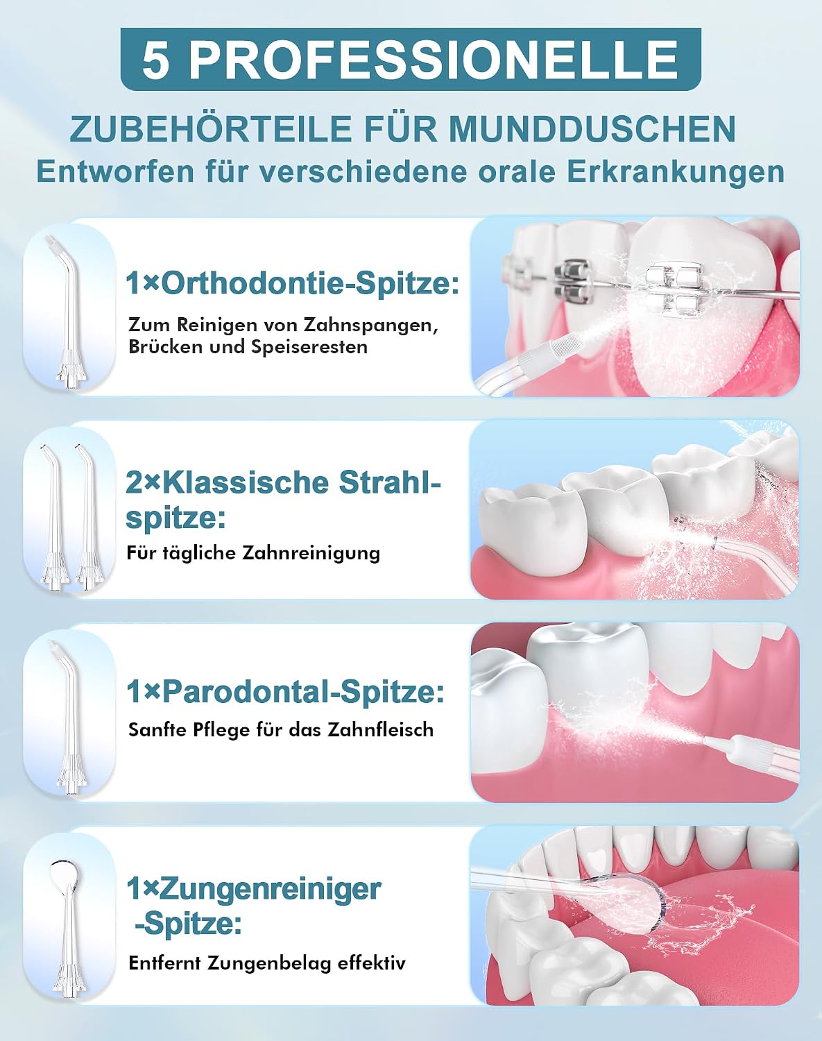 Thumbnail 3 de Munddusche Kabellos 300 ml 🦷