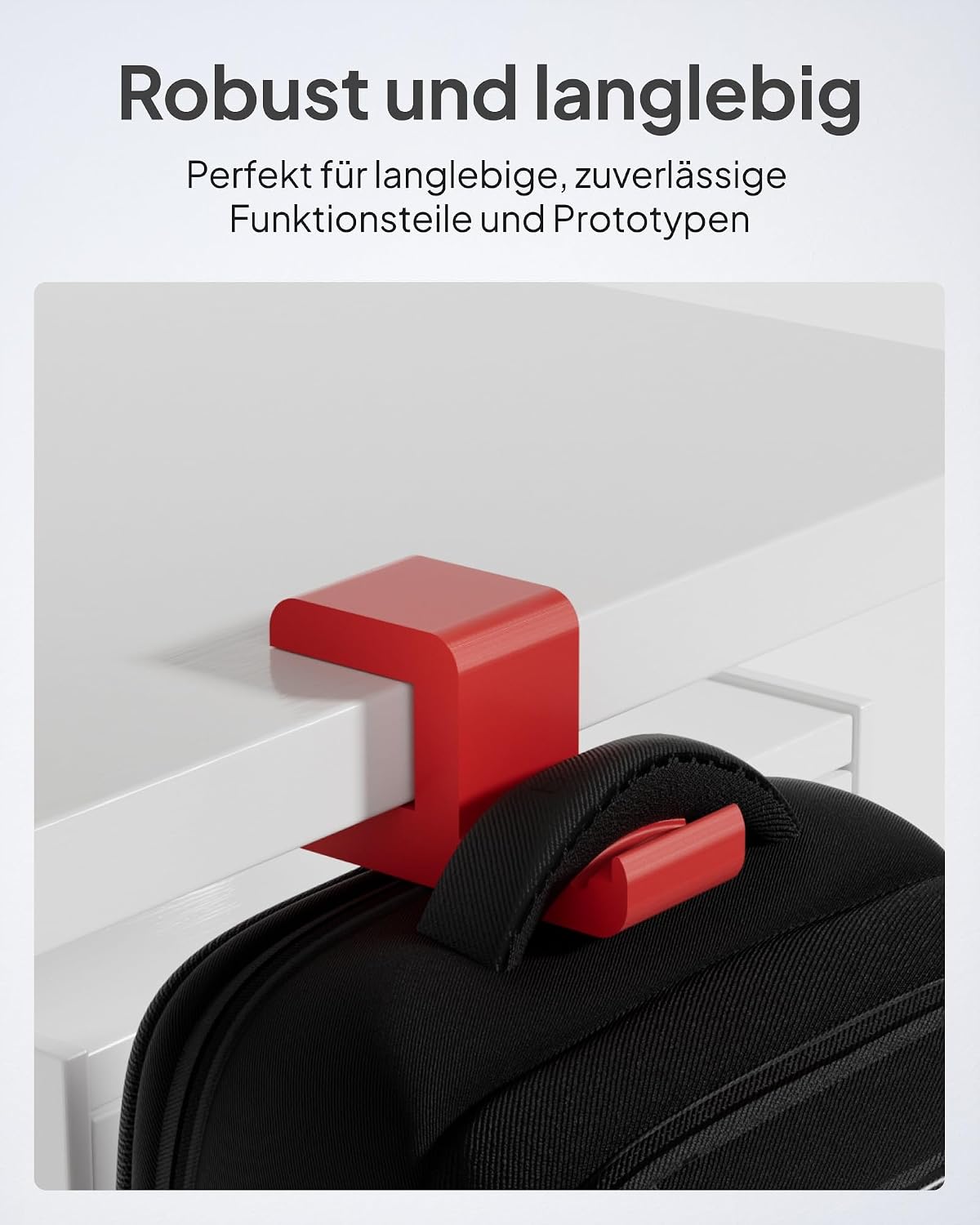 Detalle 2 de ELEGOO ABS Filament 1,75 mm (Weiß) 1 kg – schlagfest, hitze- und wasserbeständig für stabile 3D-Teile