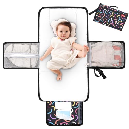 Detalle de Lekebaby Portable Nappy Changing Mat with Wipe Pocket 👶