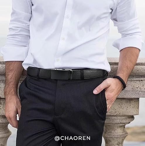 Detalle 2 de CHAOREN Ratchet Belt in Genuine Leather