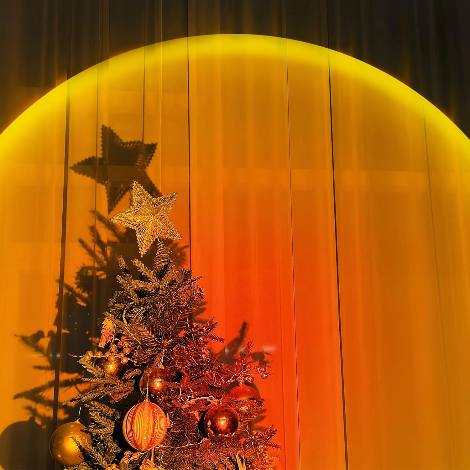 Detalle 2 de Tsrarey Sunset Lamp Projector 180° rotation 🌅
