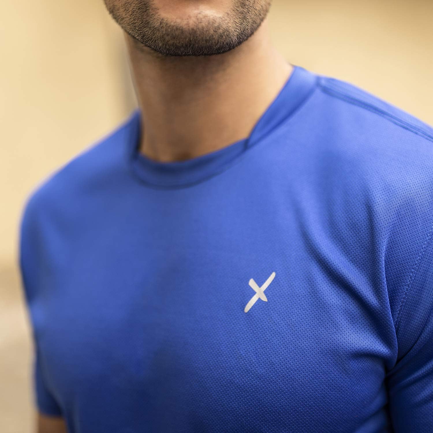 Detalle 2 de CFLEX Men's Pique Sports T-Shirt, Quick-Drying Loose Fit