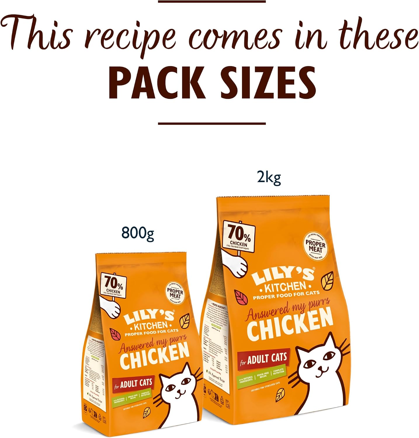 Thumbnail 6 de Lily’s Kitchen Chicken with Veggies Dry Cat Food (2kg) – Complete, Grain-Free Kibble for Adult Cats