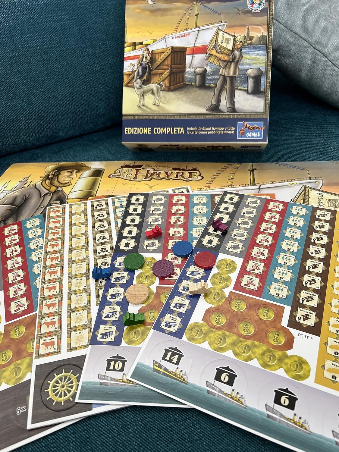 Detalle 2 de Asmodee Le Havre gioco da tavolo 1-5