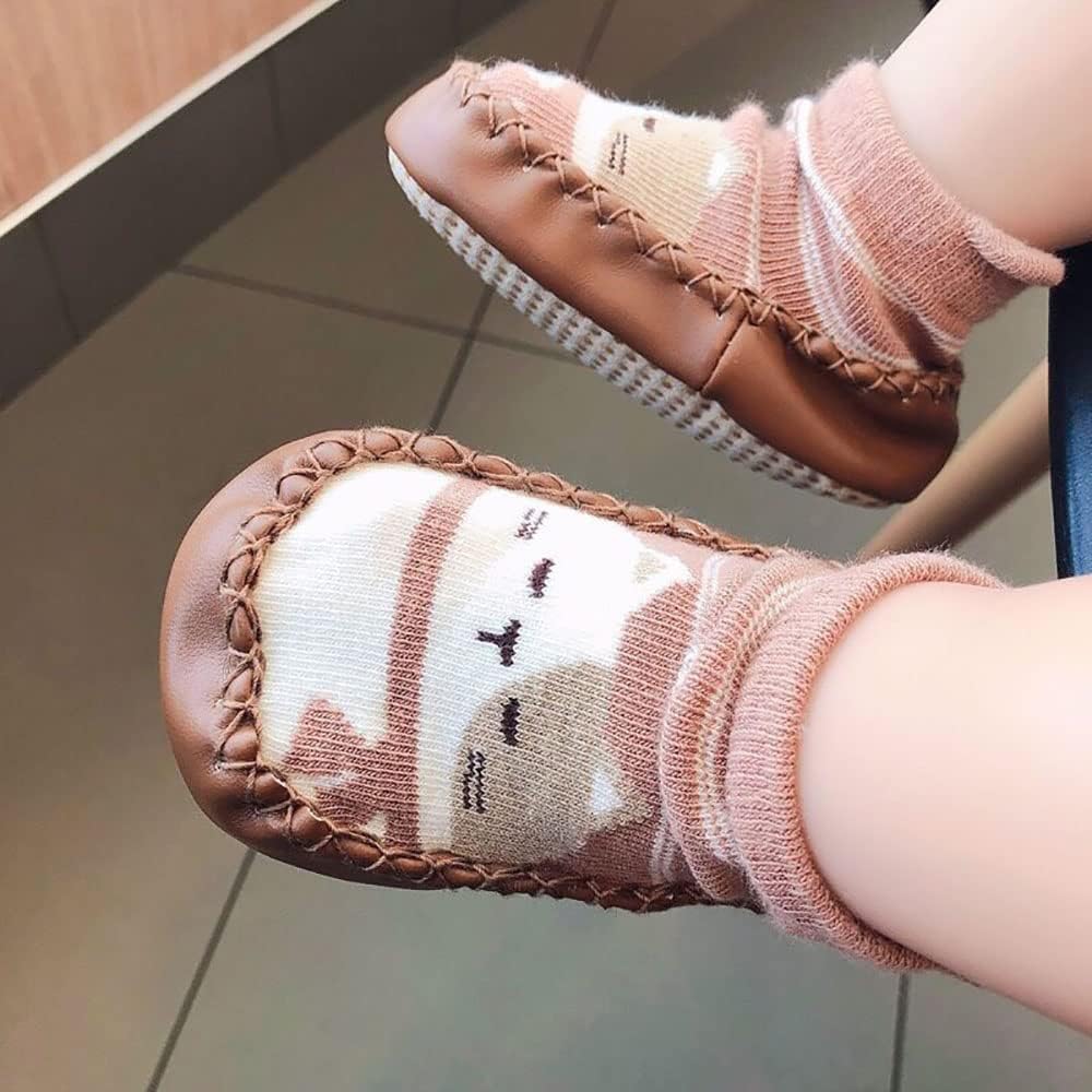 Thumbnail 1 de FedMois 3 Pairs Baby Slippers with Non-Skid Soles