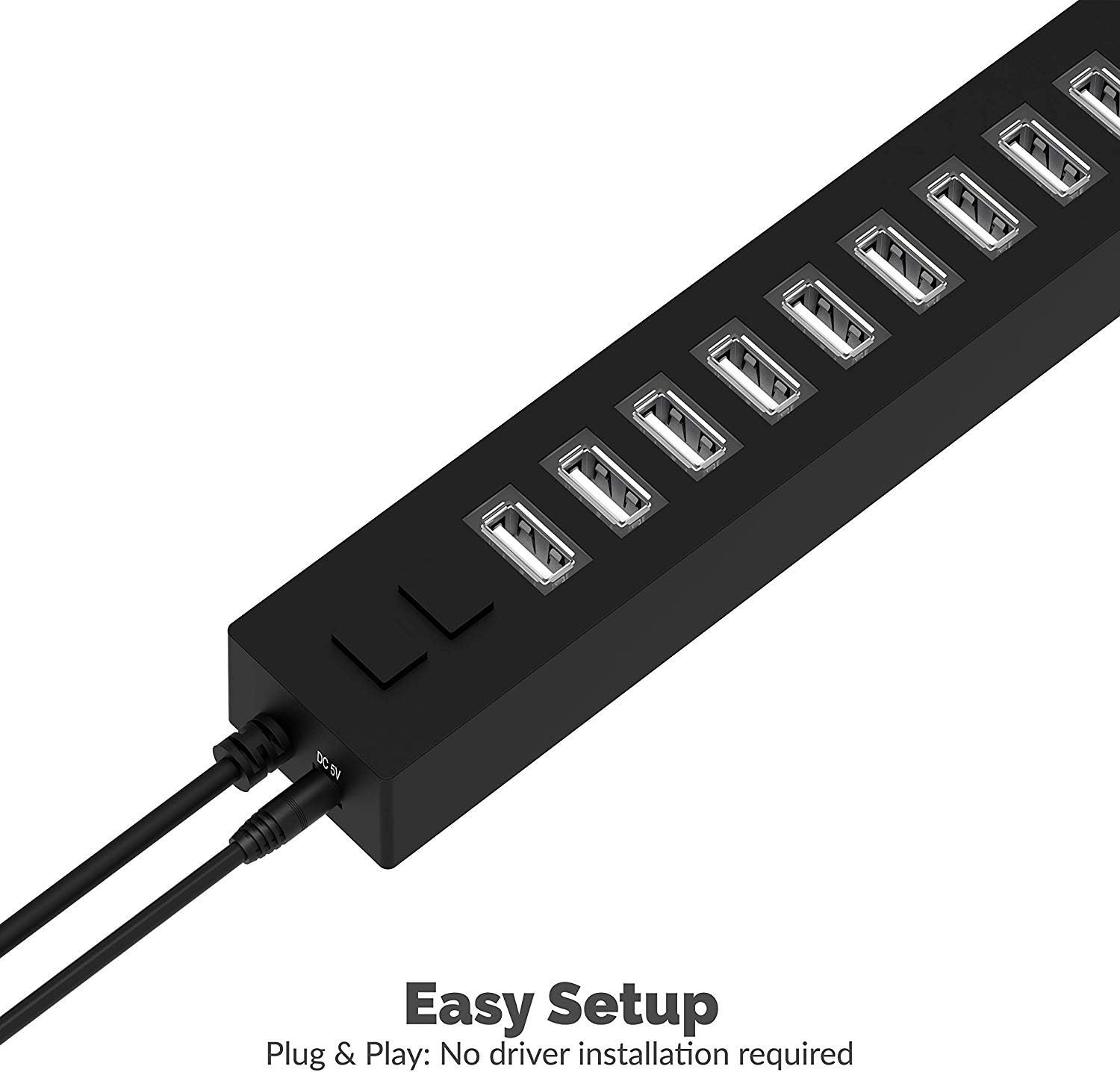 Thumbnail 2 de SABRENT USB 2.0 Hub 13 Ports
