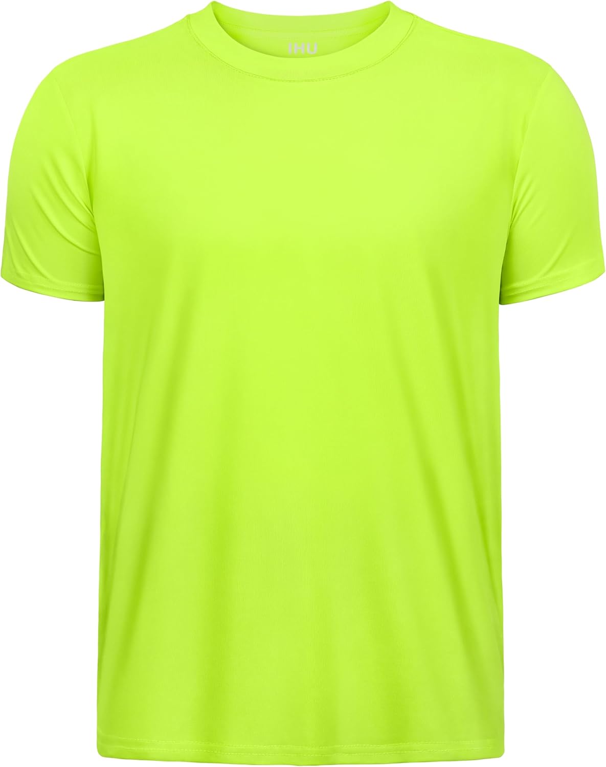 Thumbnail 6 de IHU Boys Neon Dry-Fit Rash Guard Shirts, UPF 50+ Short Sleeve Kids Tops