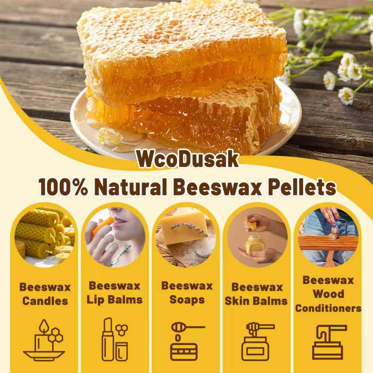 Thumbnail 2 de WcoDusak Beeswax Candle Making Kit 6 lb