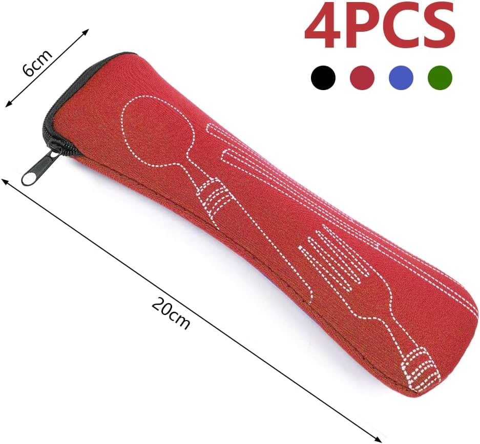 Thumbnail 1 de Vicloon Sac à Couverts 4 Pièces – Boîte portable avec éclair, idéale pour le camping et les déjeuners