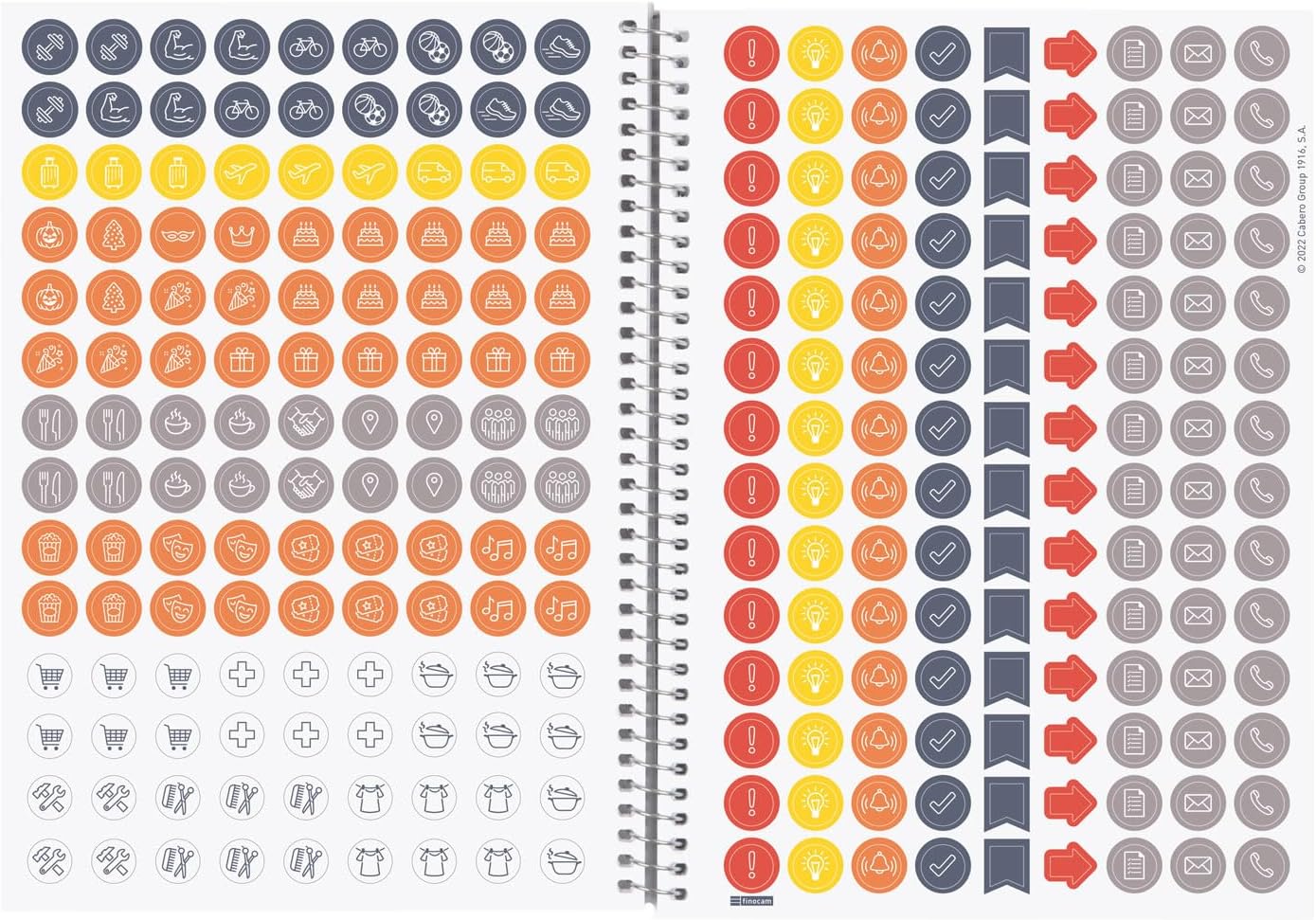 Detalle de finocam - Agenda Mytime Settimana Layout Verticale Internazionale senza data