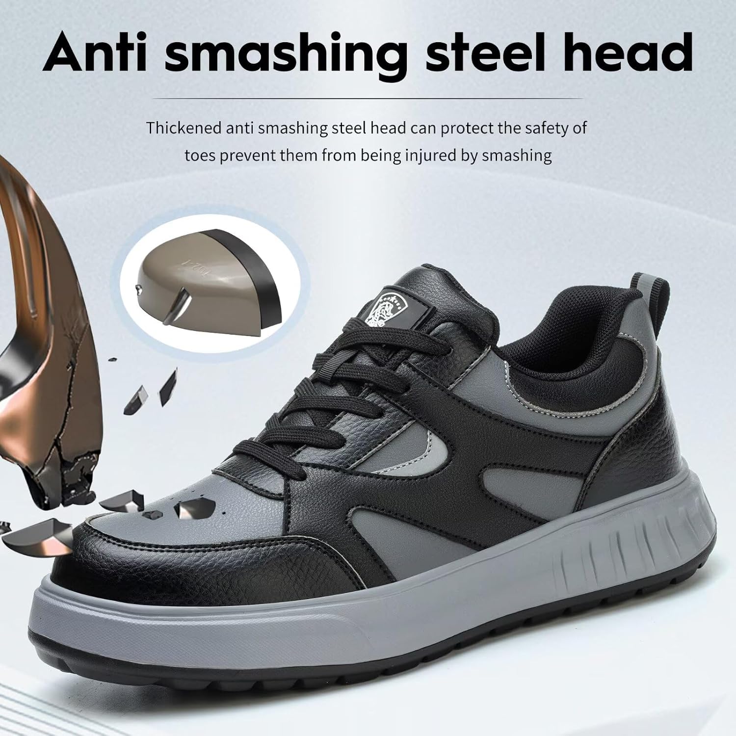 Detalle 2 de Scarpe Antinfortunistiche Leggere con Punta in Acciaio