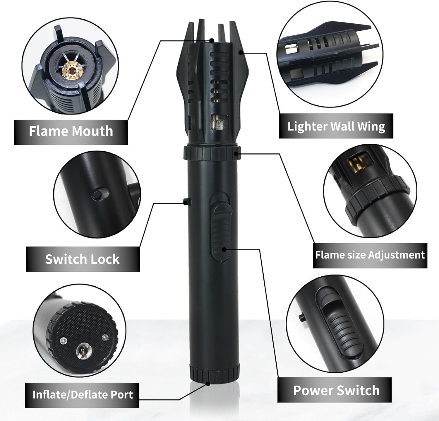 Thumbnail 4 de Butane Torch Lighter, Refillable