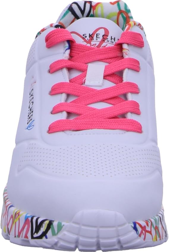Thumbnail 2 de Skechers Uno Lite Lovely Luv 👟 Zapatillas Deportivas Blanco 32EU