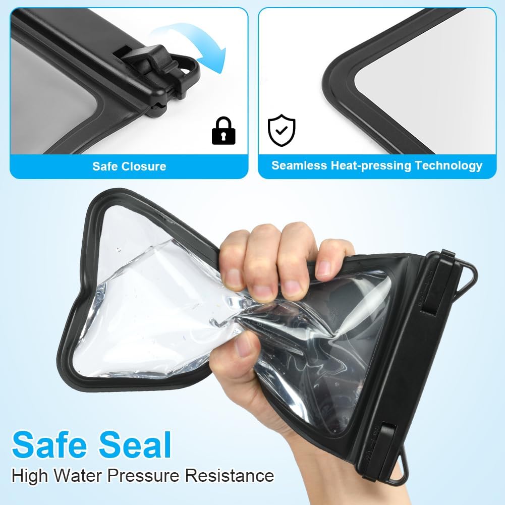 Detalle de OFFCUP V9-1-SD-SJFSD-FBA Waterproof Phone Pouch, Double Pocket, IPX8