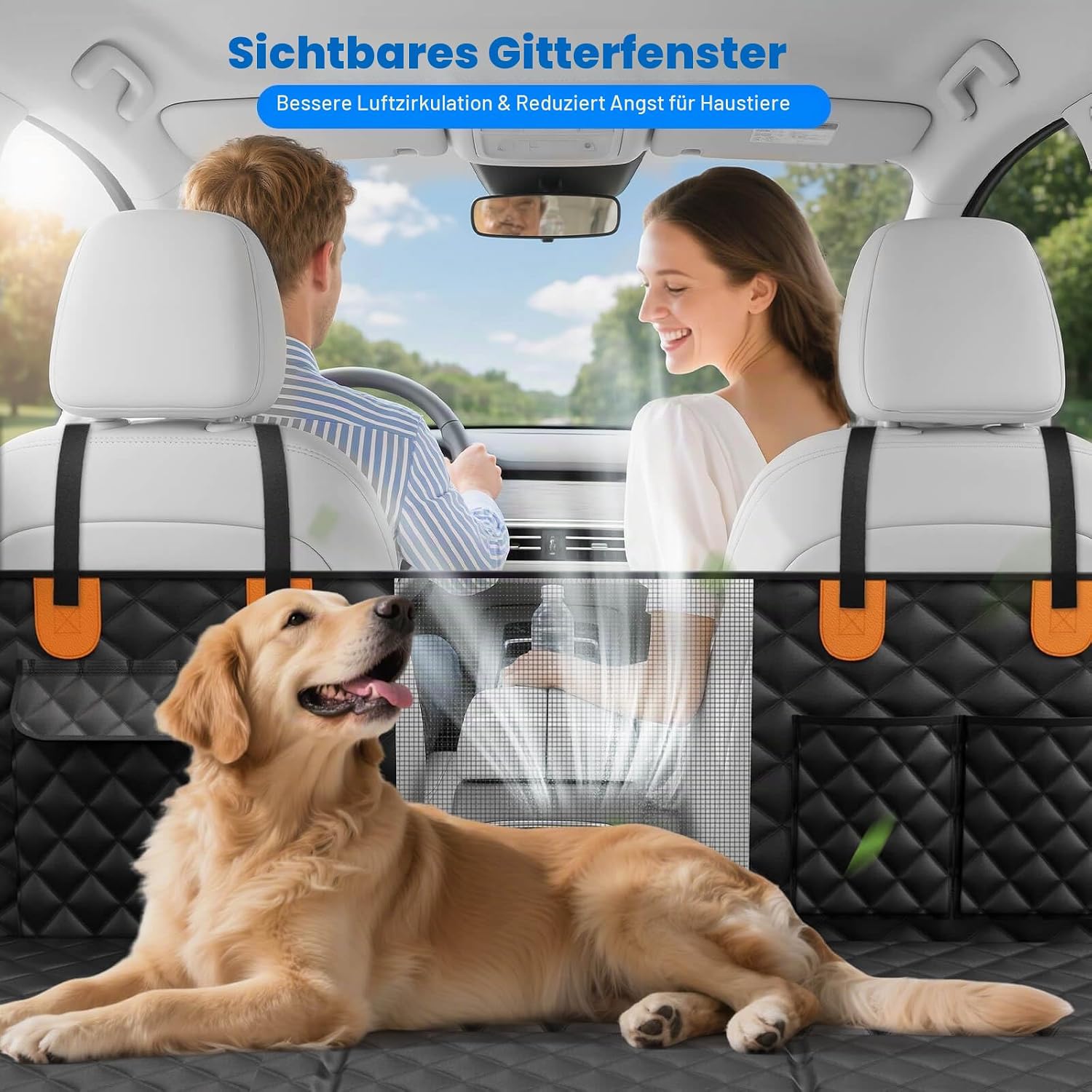 Detalle 2 de Hundedecke Auto Rückbank 131 cm