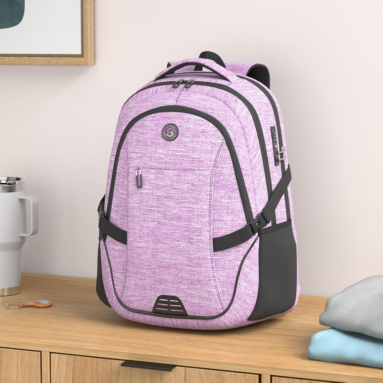 Detalle 2 de SHRRADOO Laptop Backpack 16.3-Inch Laptop Compartment