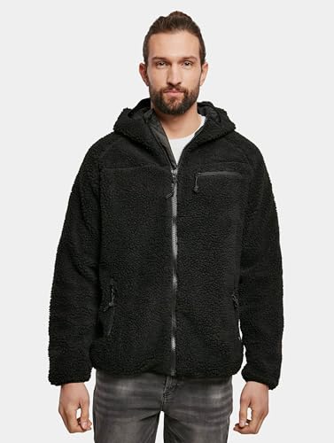 Thumbnail 3 de Brandit Teddyfleece Worker Jacket noire, taille M ⚙