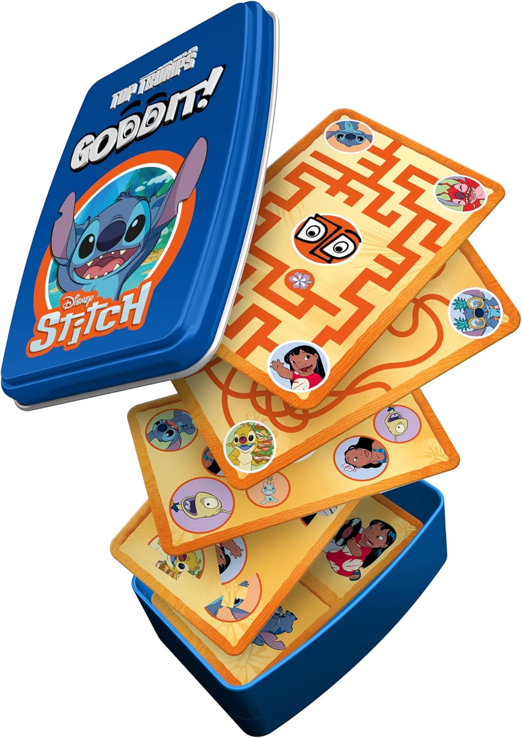 Detalle de Top Trumps Disney Stitch Goddit! – Gioco di carte per famiglie, da 1 a 6 giocatori