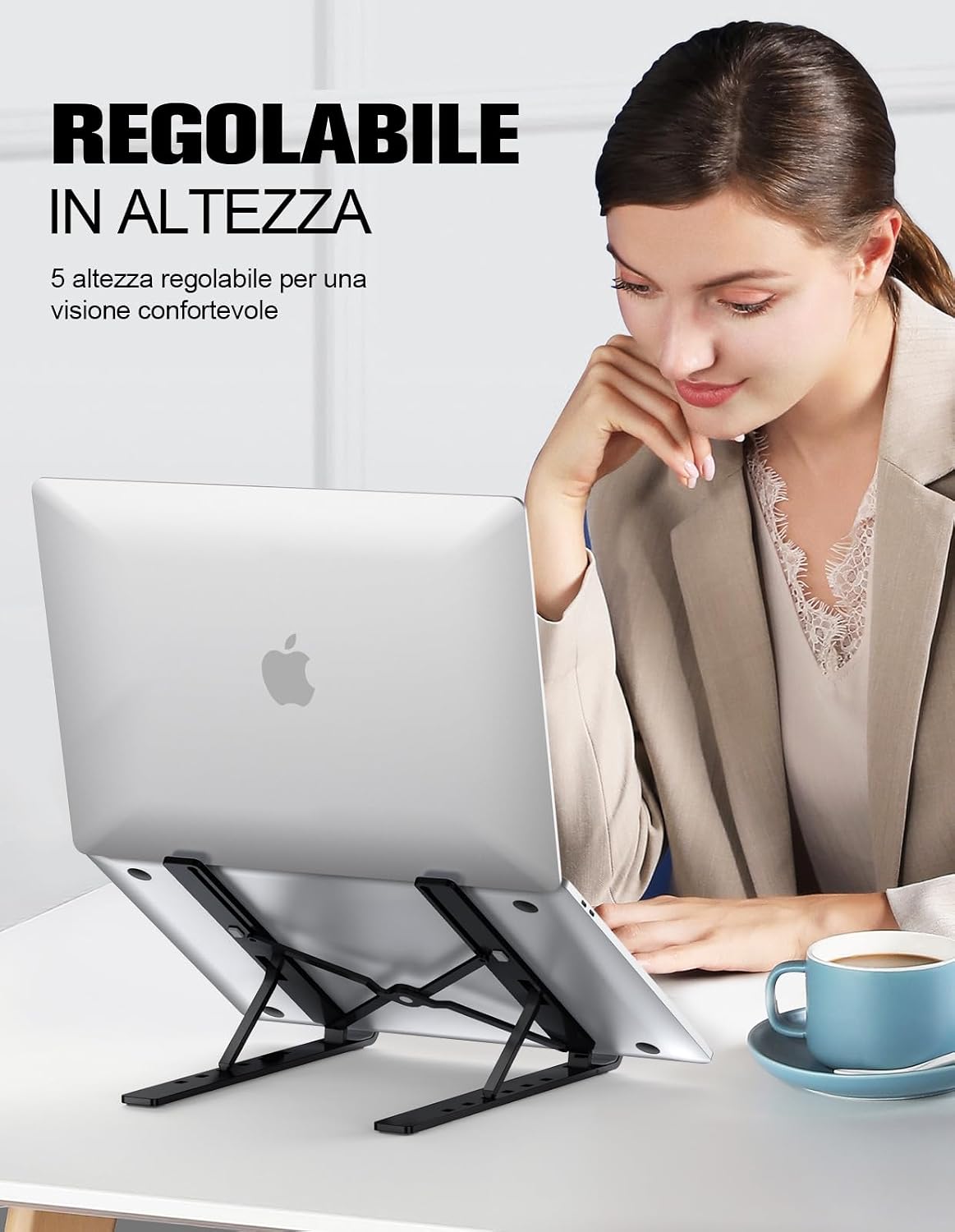 Detalle 2 de Babacom Supporto PC Portatile 5 livelli