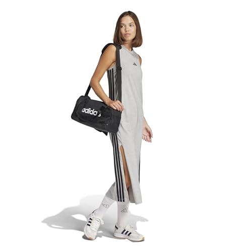 Thumbnail 6 de Adidas Essentials Linear Duffel Bag Unisex XS – Black/White, 12,5 L