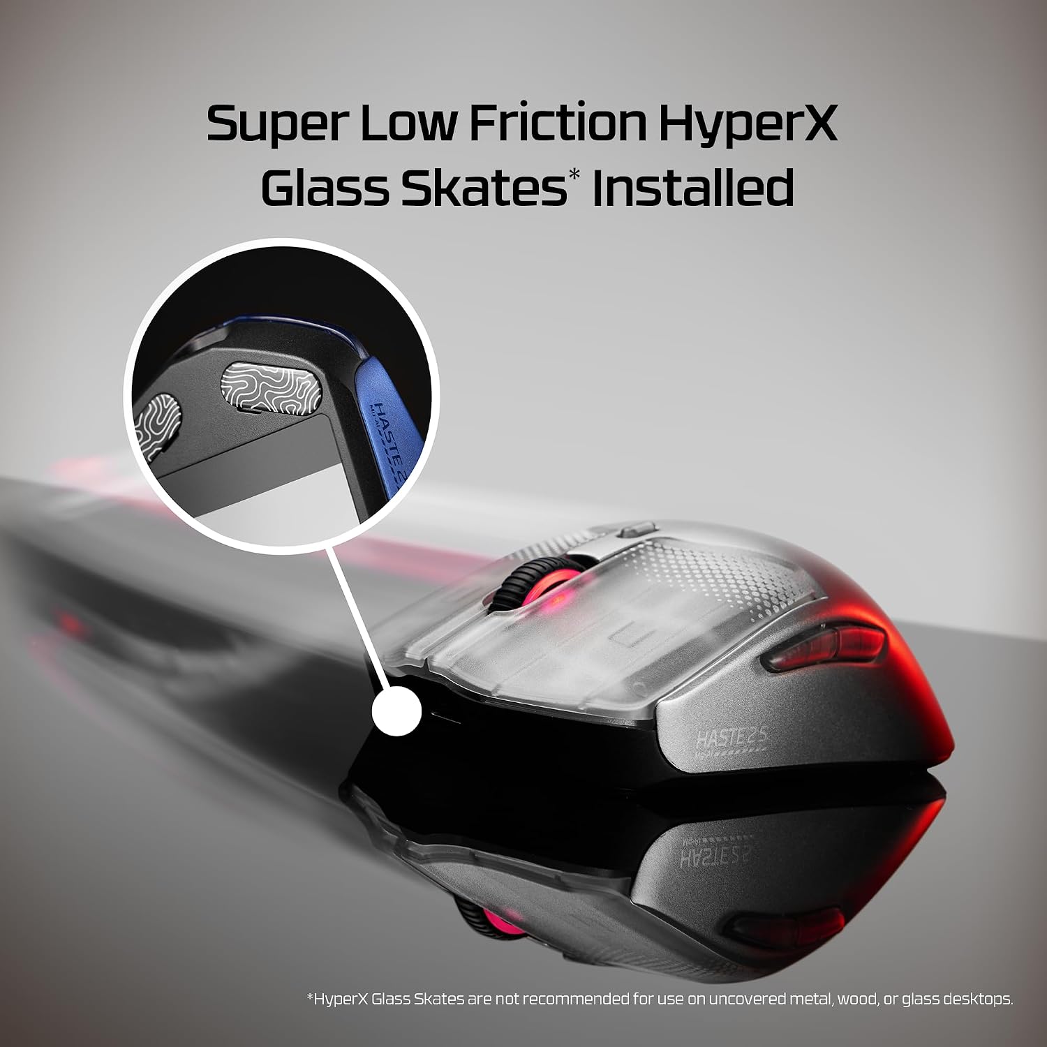 Detalle 1 de HyperX Pulsefire Haste 2 S Wireless gaming mouse, 64 g 🖱