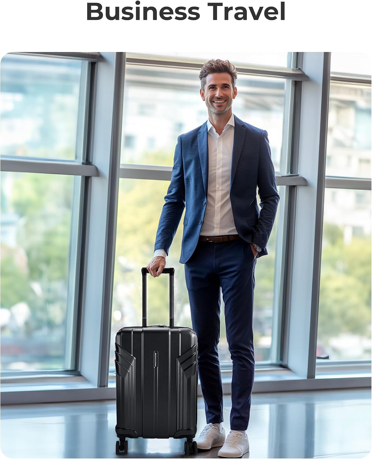 Thumbnail 1 de BAGSMART Expandable Carry-On 20-inch suitcase