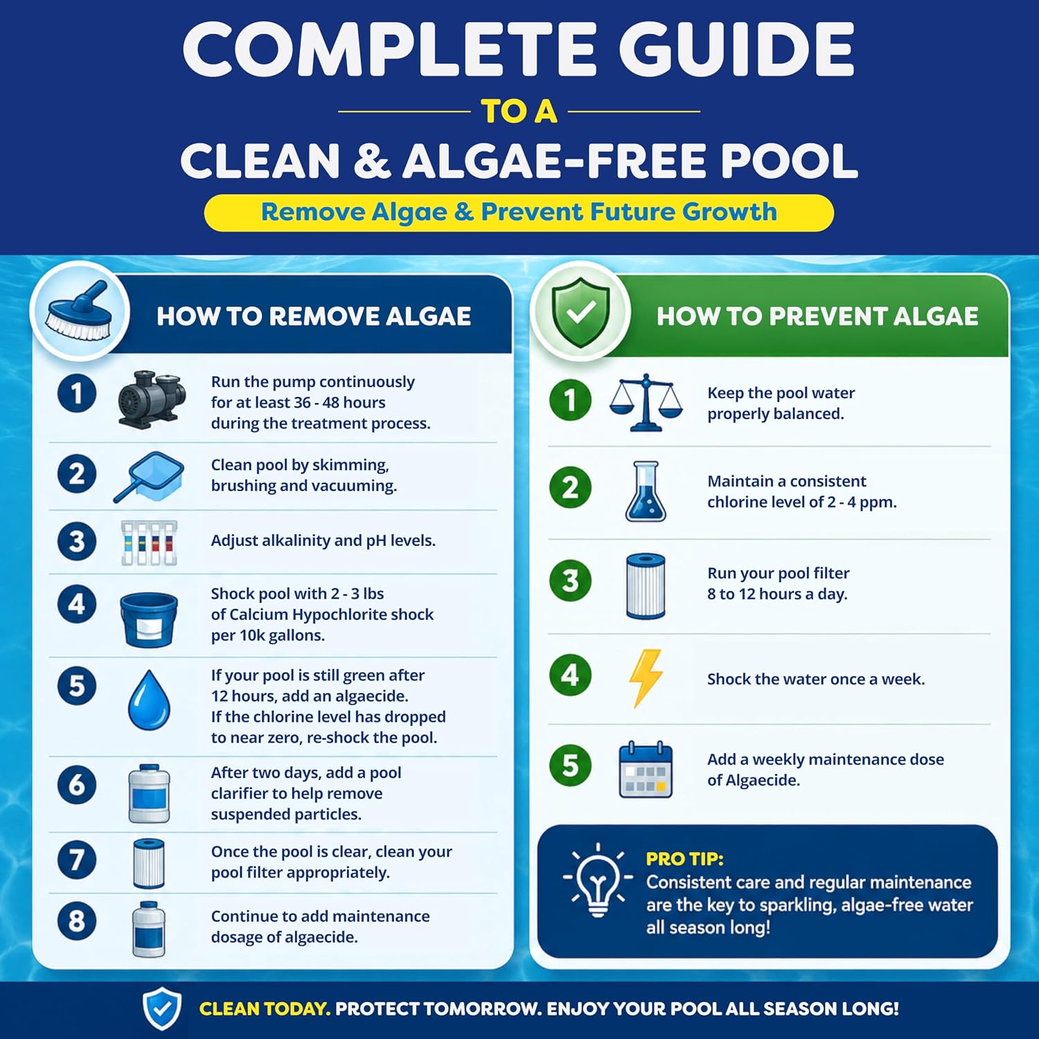 Detalle de In The Swim Y1300 Algaecide 60 Plus for Pools, 1 Quart