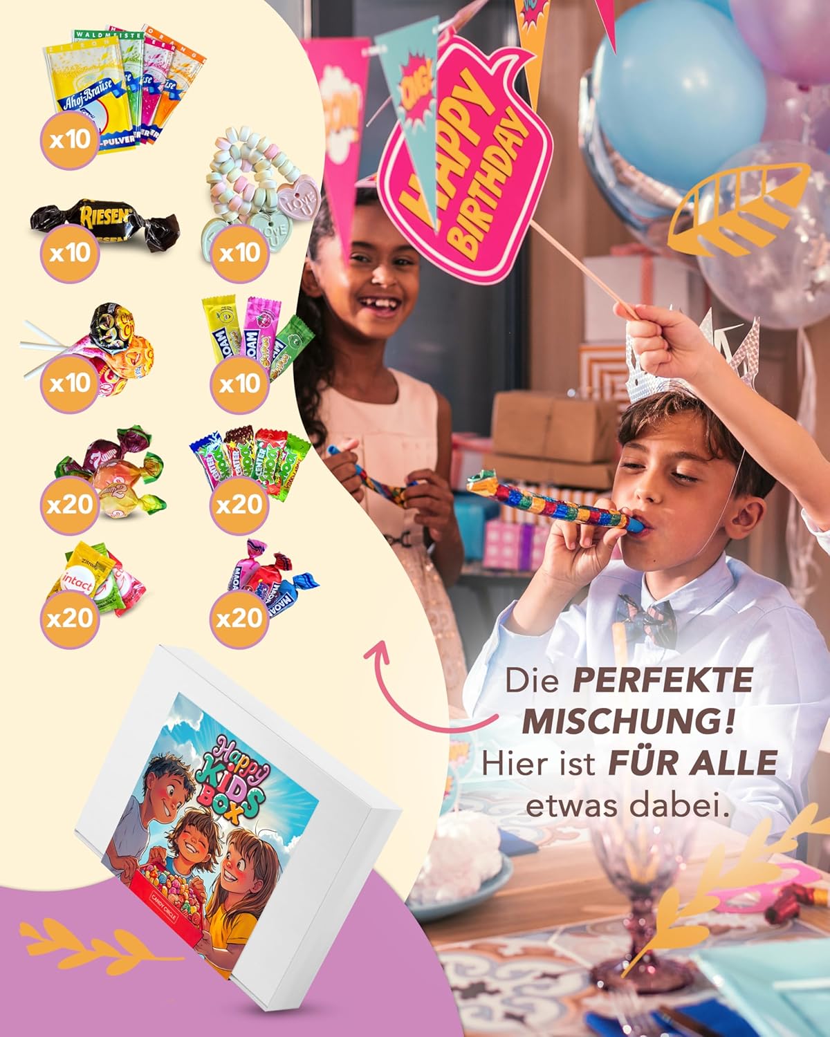 Thumbnail 2 de Süßigkeiten Box von Candy Circle – XXL Naschi-Box für Kindergeburtstage, Adventskalender und mehr
