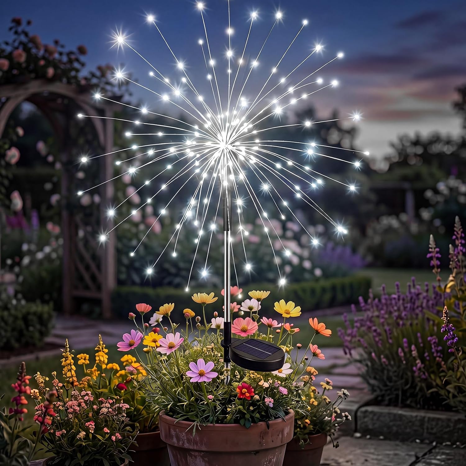 Detalle de BTFarm Solar Garden Lights 120 LEDs