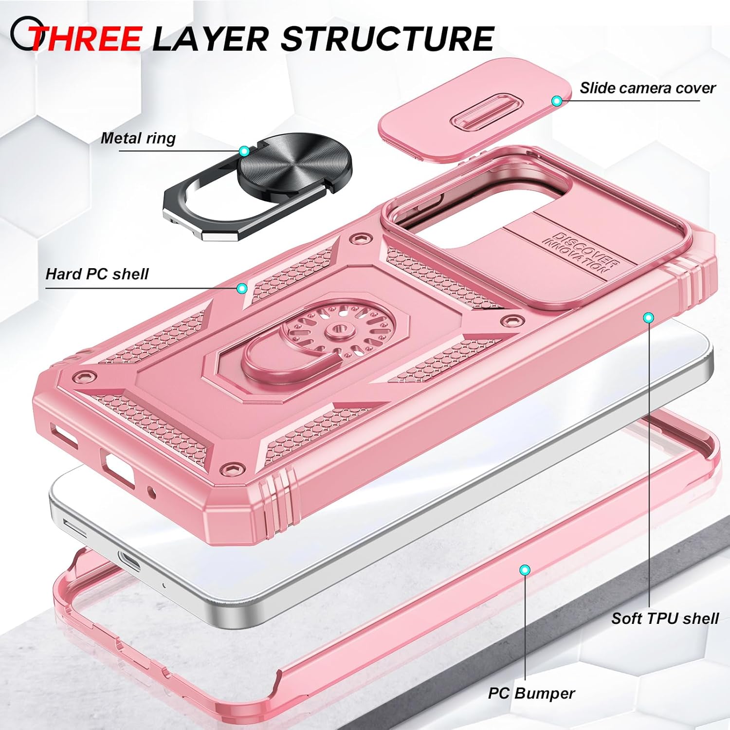 Thumbnail 2 de LeYi Galaxy A17 Protective Case with Camera Slider