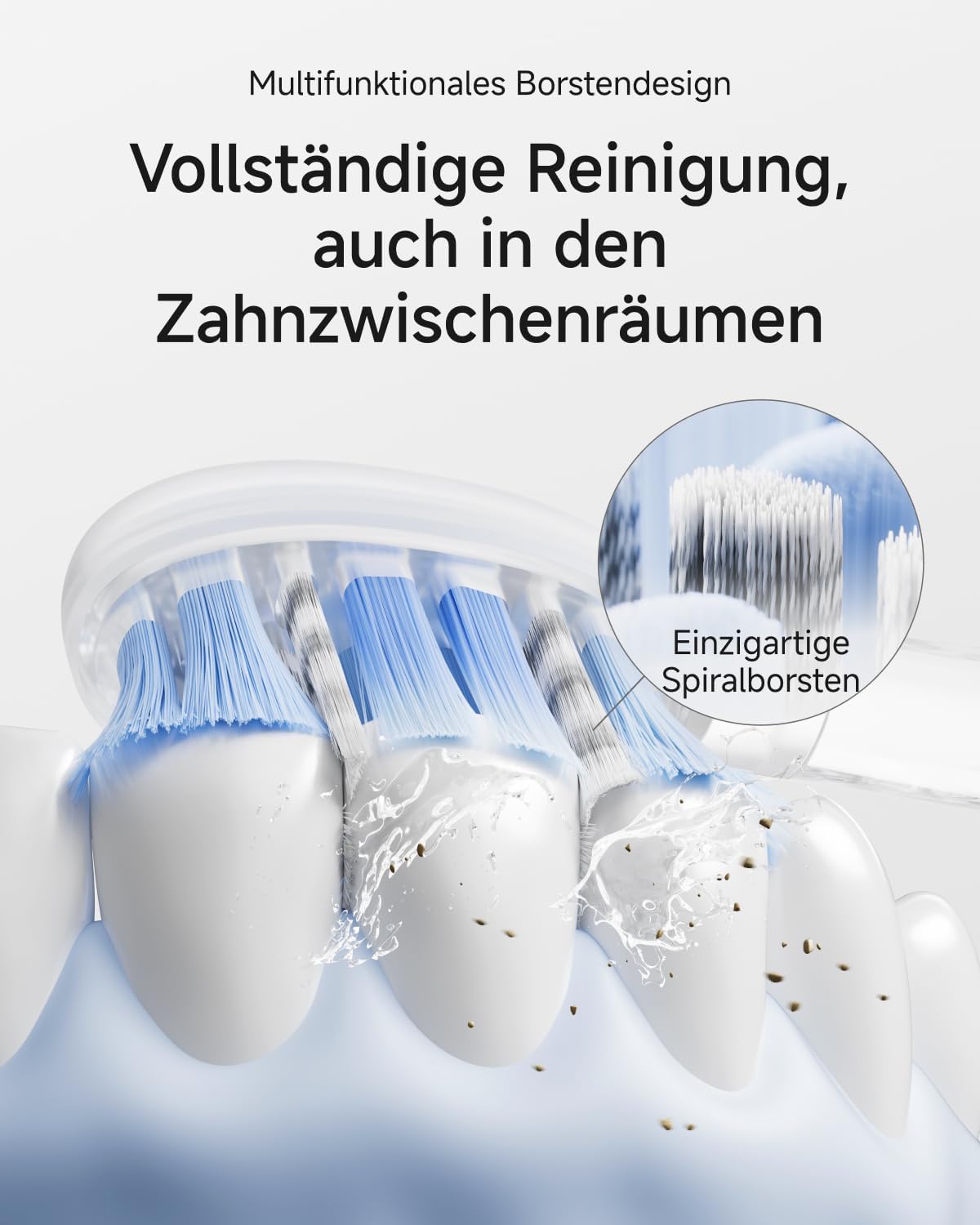 Thumbnail 3 de Laifen Wave Pro Elektrische Zahnbürste – 60° WaveMotion, 66.000 Vpm, 70 Tage Akku, inkl. 2 Pro-Köpfe (Alu Rosa)