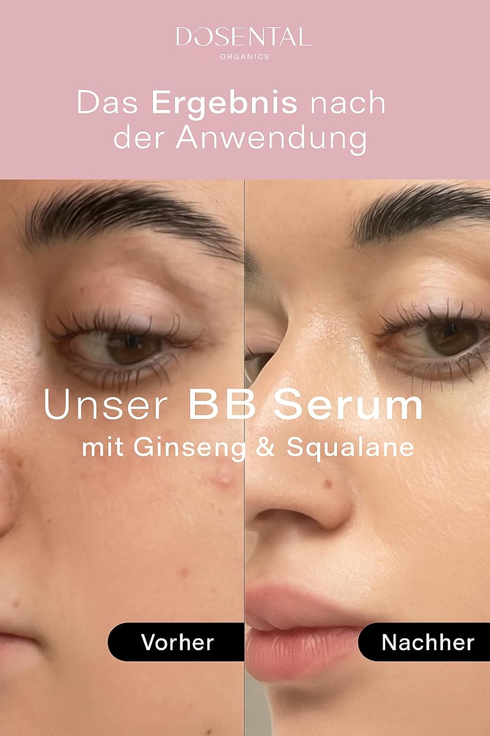 Detalle de ROSENTAL ORGANICS BB Serum (30ml) – 2-in-1 Make Up & Skincare mit Squalan, Aloe Vera & Ginseng
