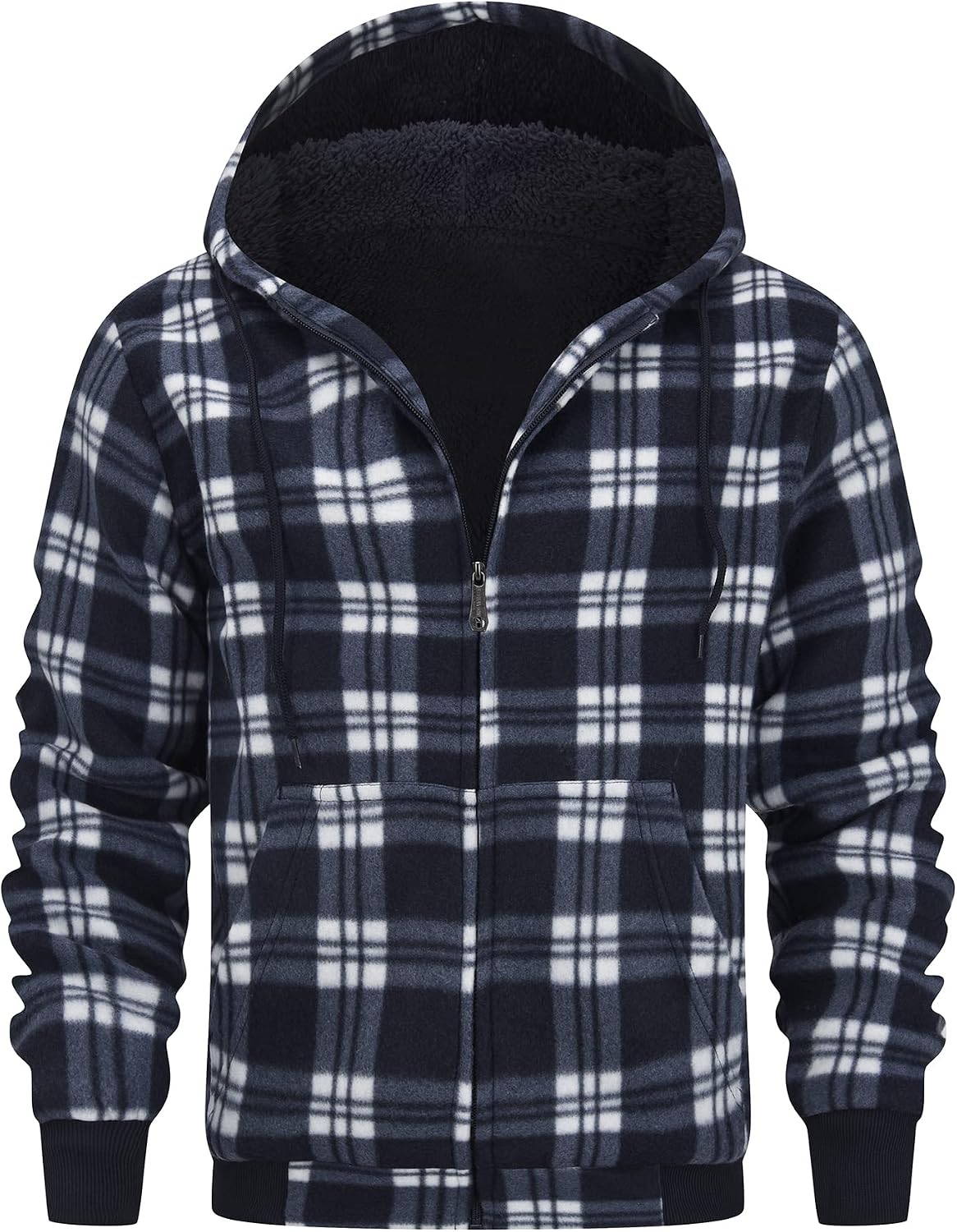 Detalle de Geeksport Veste Polaire Homme à Capuche Zippée